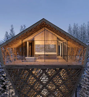 高級黑别墅，山野的向往！